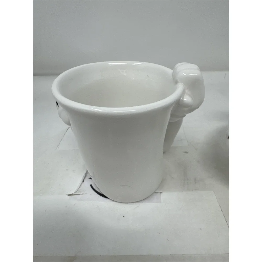 Disney Park MICKEY MOUSE White‎ Soap Holder And Cup Ceramic Bathroom
